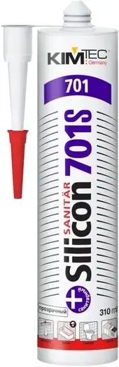 Kim Tec Silicon Sanitar 701S герметик силиконовый санитарный (310 мл) бесцветный
