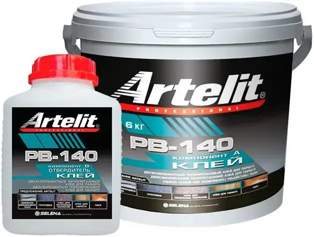 Artelit PB-140R 2-комп полиуретановый клей для паркета (6 кг (5.4 кг + 600 г)