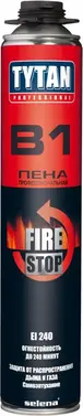 Титан Professional B1 Fire Stop монтажная пена профессиональная огнестойкая (750 мл)