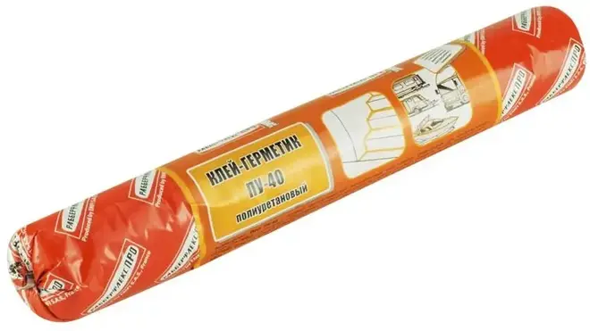 Рабберфлекс Про ПУ-40 полиуретановый клей-герметик (600 мл) серый