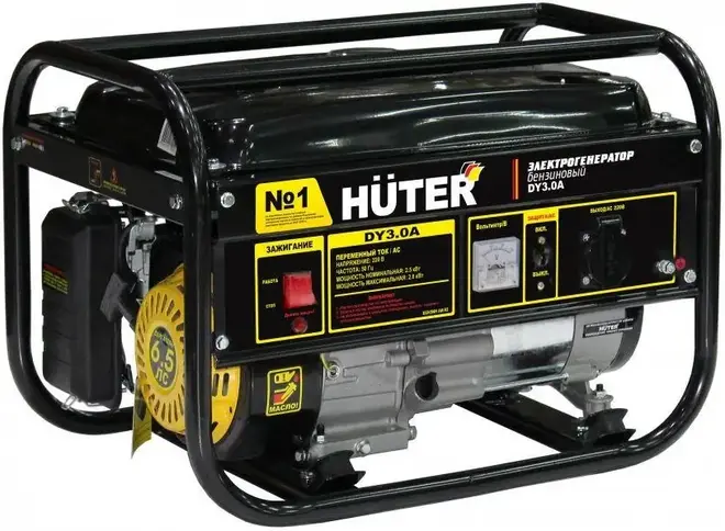 Huter DY3.0A генератор бензиновый (2500/2800 Вт)