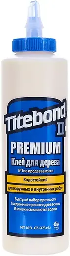 Titebond II Premium Wood Glue влагостойкий клей для дерева (473 мл)