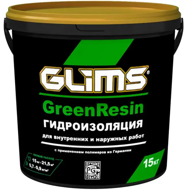 Глимс Greenresin гидроизоляция (15 кг)