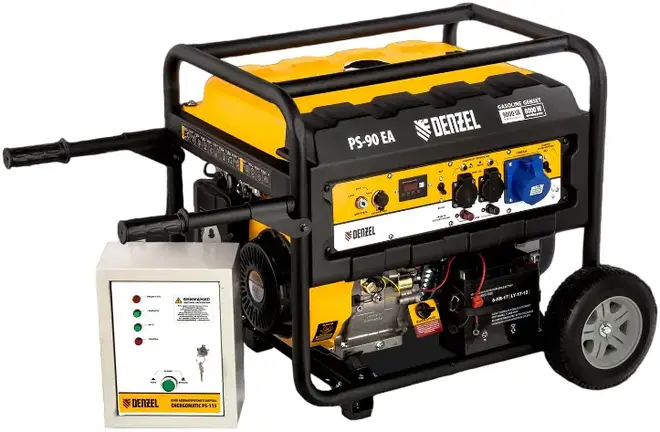 Denzel PS 90 EA бензиновый генератор (8000/9000 Вт)