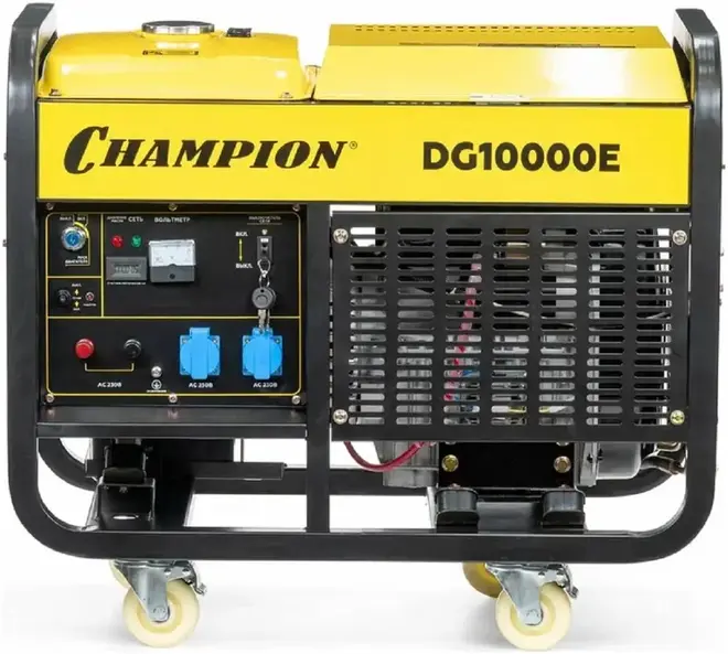 Champion DG10000E генератор дизельный (10000/11000 Вт)