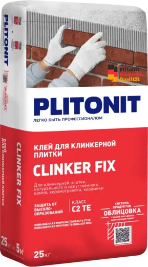 Плитонит Clinker Fix клей для клинкерной плитки (25 кг)