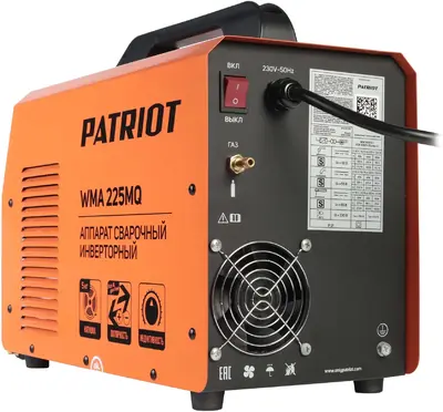 Патриот WMA 225MQ полуавтомат сварочный инверторный (9400 Вт, 230 В, )