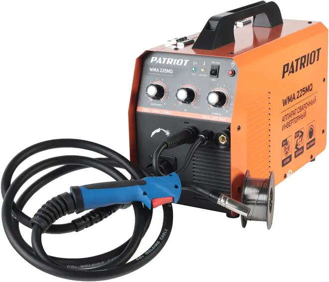 Патриот WMA 225MQ полуавтомат сварочный инверторный