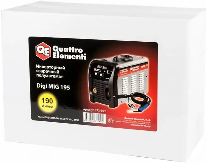 Quattro Elementi Digi MIG 195 полуавтомат сварочный инверторный (4900 Вт)