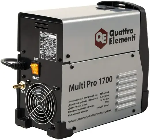 Quattro Elementi Multi Pro 1700 полуавтомат сварочный инверторный