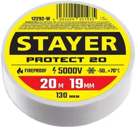 Stayer Protect-20 изолента ПВХ (19*20 м) №12292-W