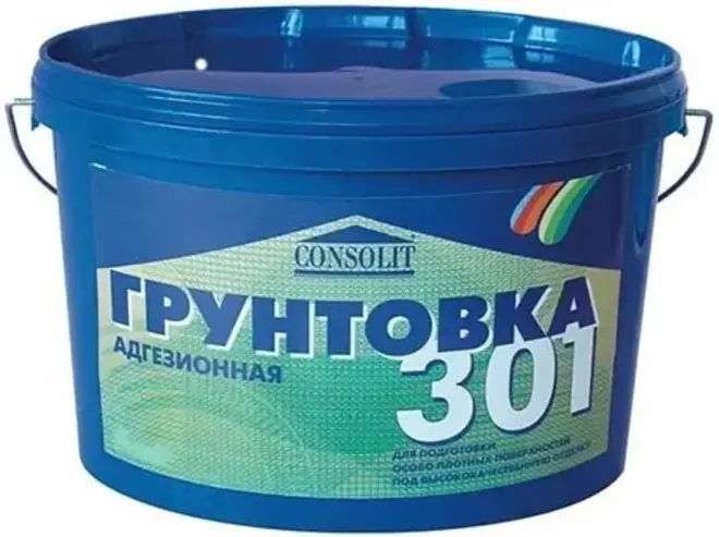 Консолит Барс Бетон-контакт 301 грунтовка (12 кг) белая