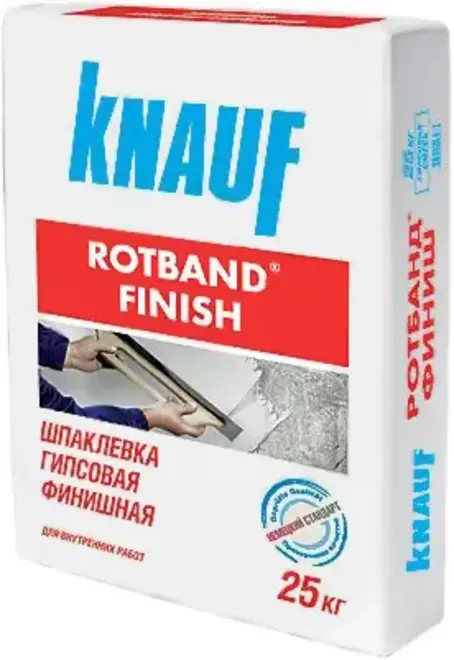 Кнауф Ротбанд Финиш шпаклевка гипсовая финишная (25 кг)