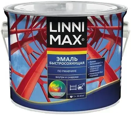 Alpina Linnimax эмаль быстросохнущая по ржавчине (1.5 л) бесцветная