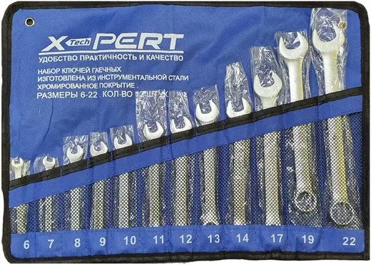 X-Pert набор комбинированных гаечных ключей в чехле (12 ключей)