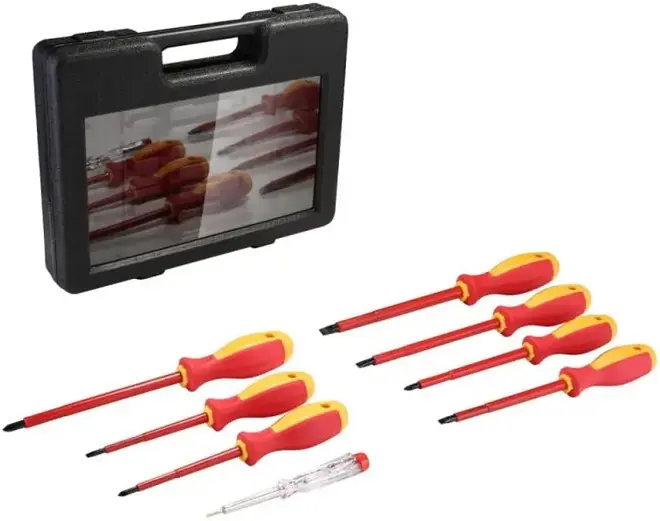 Deko HT04 набор отверток с индикатором напряжения (8 предметов)