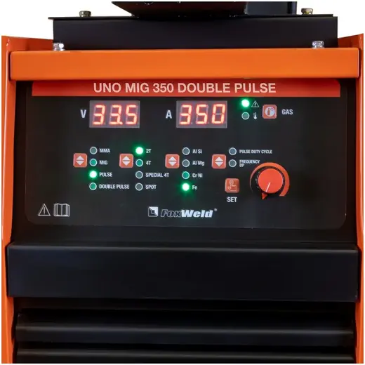 Foxweld UNO MIG 350 Double Pulse полуавтомат сварочный инверторный (6500 Вт)