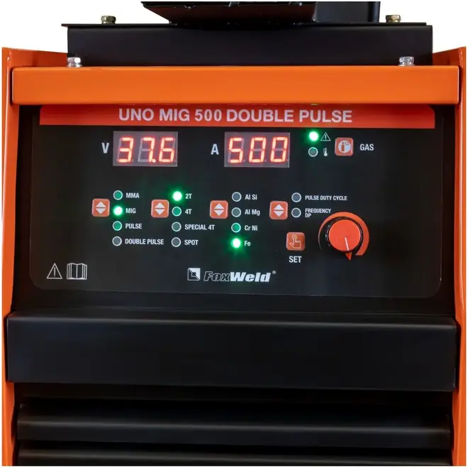 Foxweld UNO MIG 500 Double Pulse полуавтомат сварочный инверторный (6500 Вт, 230 В, )