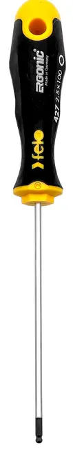 Felo Ergonic отвертка с шестигранным лезвием с шаровым окончанием шестигранная (2.5)