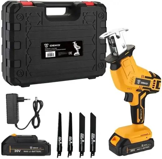 Deko DKRS20-Li пила сабельная аккумуляторная