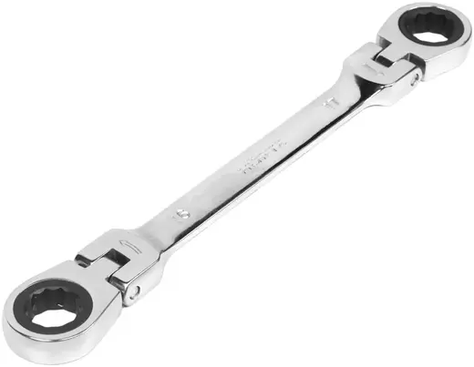 Hortz ключ накидной трещоточный двусторонний (16 * 17 мм)