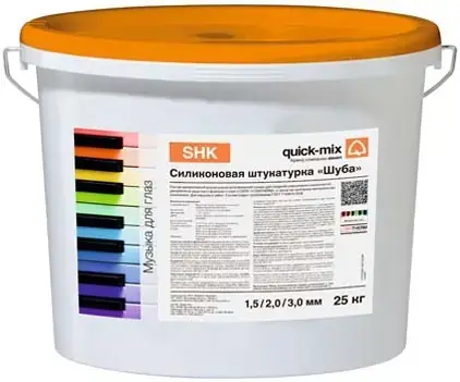Quick-Mix SHK штукатурка силиконовая шуба (25 кг 1.5 мм)