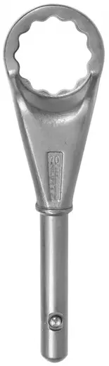 Hortz ключ накидной односторонний усиленный с рукояткой (70 мм)
