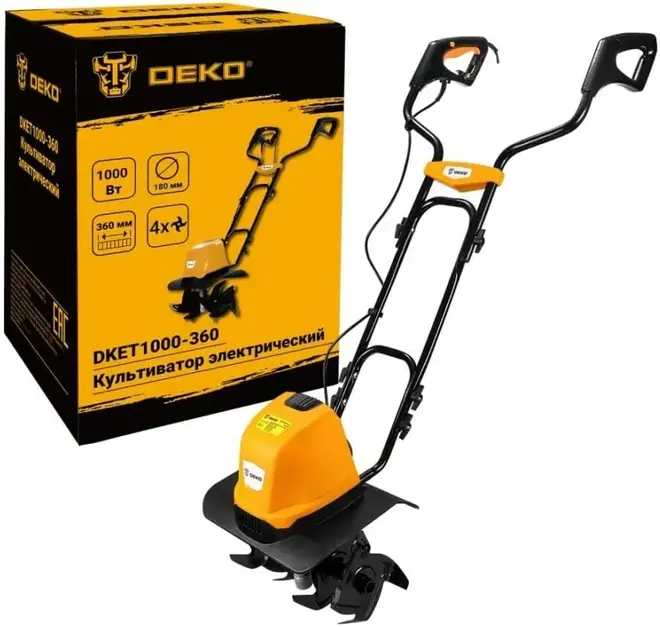Deko DKET1000-360 культиватор электрический