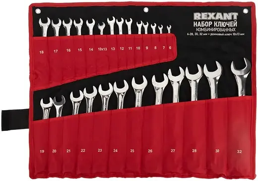 Rexant набор ключей комбинированных (6-32 мм, 10 * 13 мм)