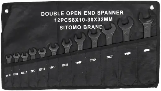 Ситомо набор ключей рожковых двусторонних (8-32 мм 360 мм)