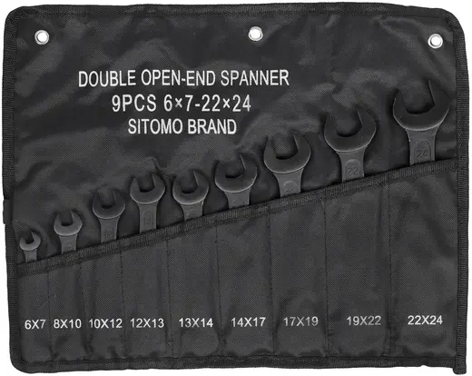 Ситомо набор ключей рожковых двусторонних (6-24 мм 296 мм)