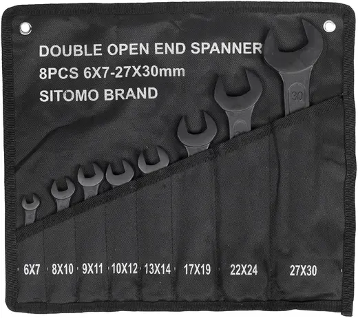 Ситомо набор ключей рожковых двусторонних (6-30 мм 335 мм)