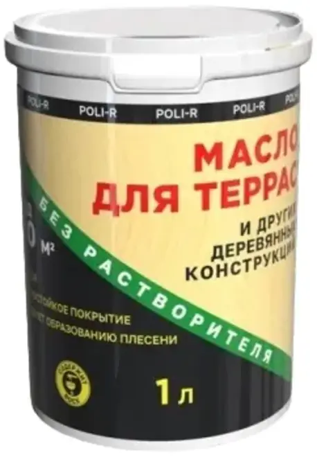 Поли-Р масло с воском для дерева (1 кг) тик