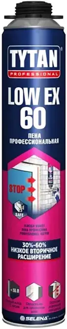 Титан Professional Low Ex 60 монтажная пена профессиональная (750 мл) летняя 60 л