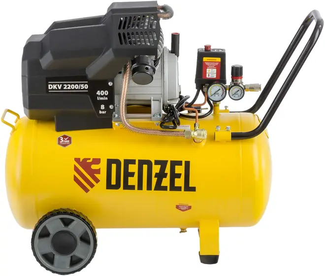 Denzel DKV2200/50 X-Pro компрессор воздушный поршневой (2200 Вт) №58083