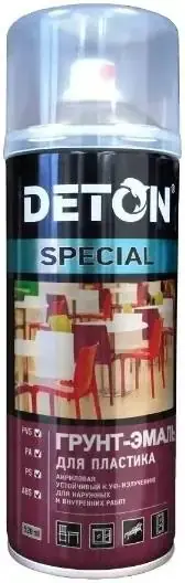 Deton Special грунт-эмаль акриловый для пластика (520 мл) белый