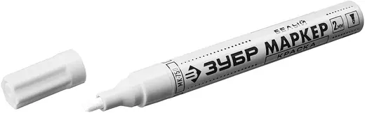 Зубр Профессионал МК-400 маркер-краска (1 маркер) белый