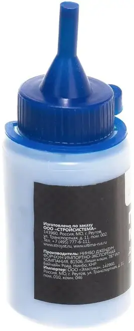 Ultima порошок меловой для разметочных шнуров (50 г) синий