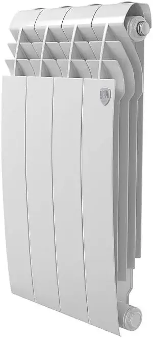 Royal Thermo Biliner 500 V радиатор биметаллический RTBBTVDR50004 4 секции Bianco Traffico белый