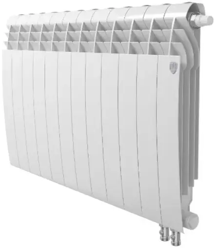 Royal Thermo Biliner 500 V радиатор биметаллический RTBBTVDR50012 12 секций Bianco Traffico белый