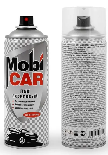 Mobicar лак акриловый (520 мл)