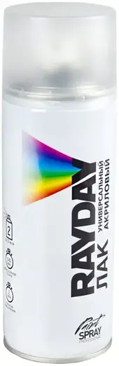 Rayday Paint Spray Professional лак акриловый универсальный (520 мл) глянцевый