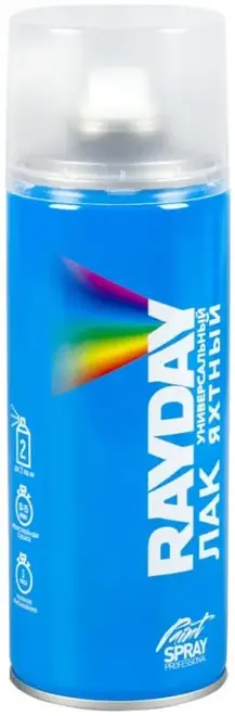Rayday Paint Spray Professional лак универсальный яхтный (520 мл) глянцевый