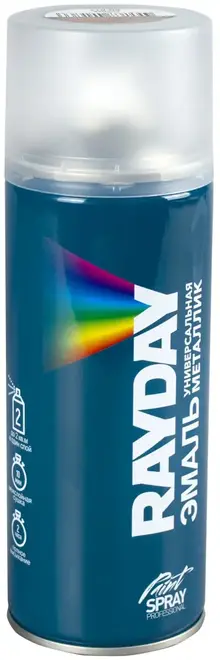 Rayday Paint Spray Professional эмаль универсальная металлик (520 мл) золото металлик