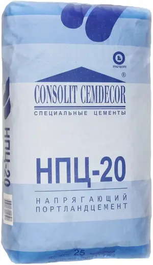 Консолит НЦ-20 напрягающее вяжущее (25 кг)