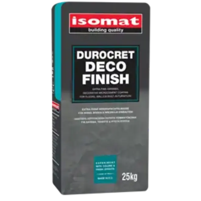 Isomat Durocret Deco Finish раствор микроцементный полимерцементный (25 кг) белый