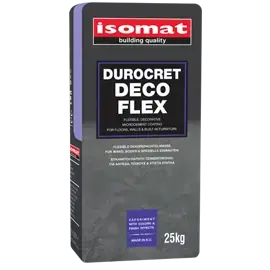 Isomat Durocret Deco Flex декоративное покрытие базовое (25 кг) белое
