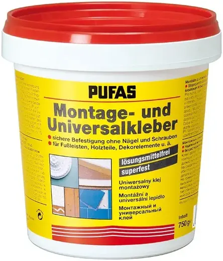 Пуфас Montage Kleber MK Universal клей монтажный универсальный (750 г)