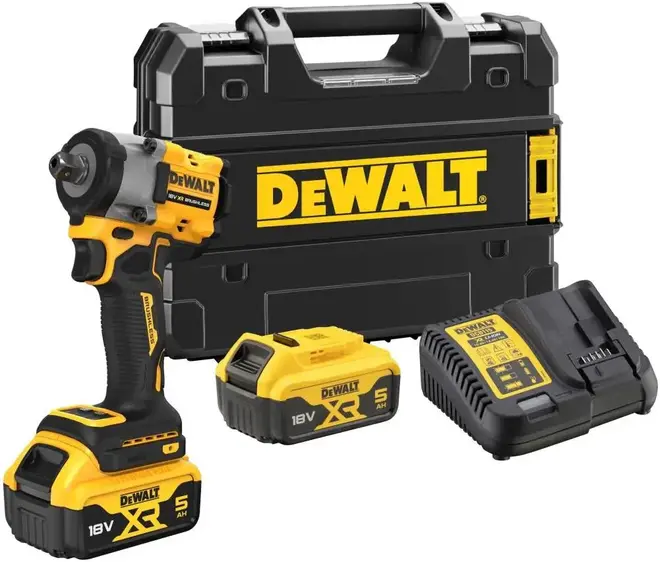 Dewalt DCF922P2T гайковерт бесщеточный аккумуляторный (18 В 3550 уд/мин 610 Нм) DCF922P2T-QW