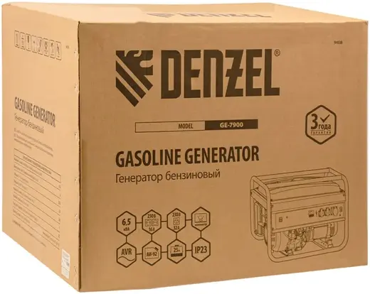 Denzel GE 7900 генератор бензиновый